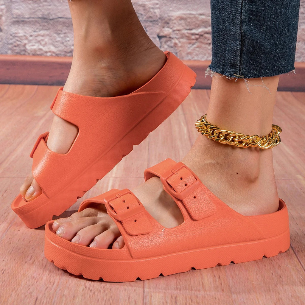 Womens Slippers Thick Sole Supportive