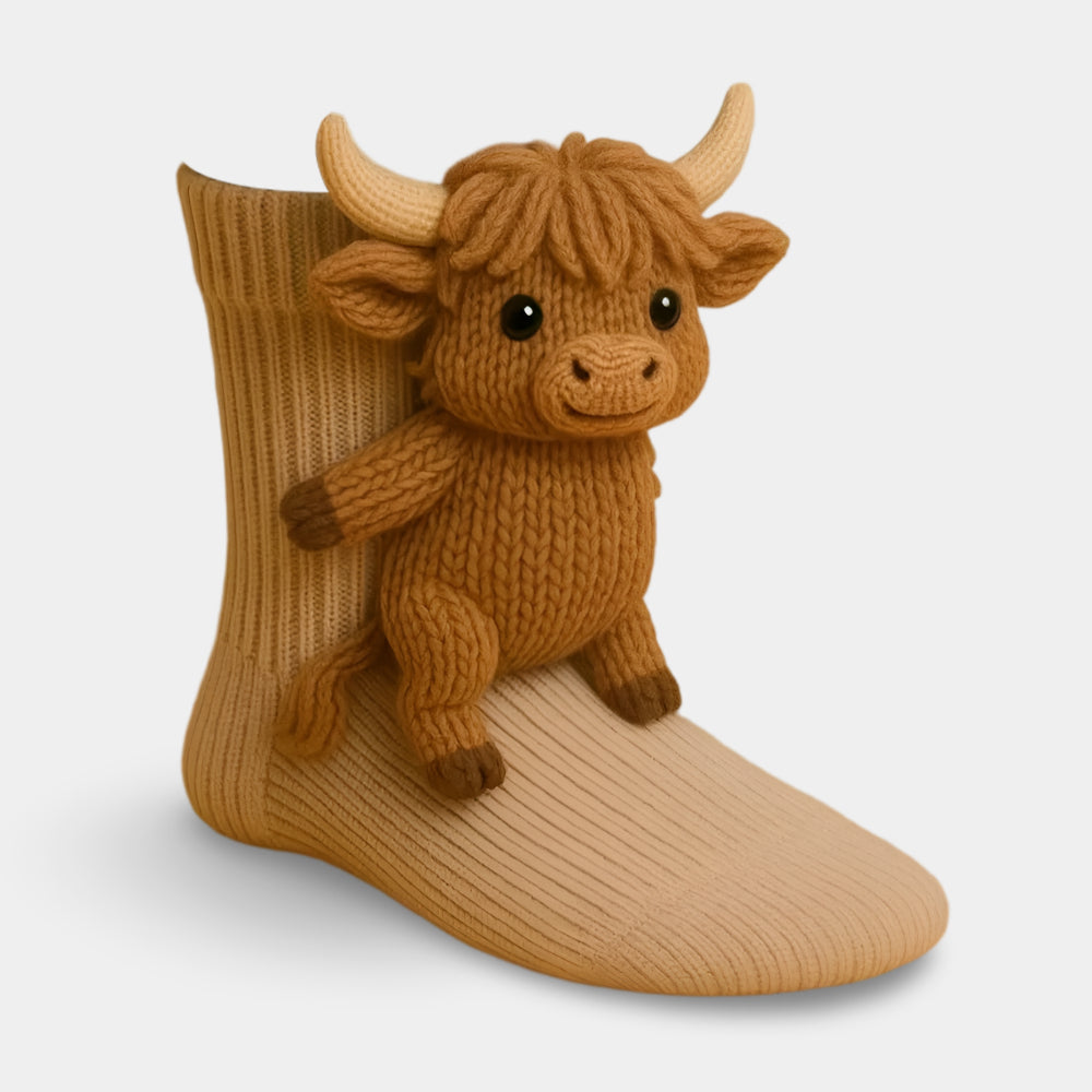 Kinder Socken Tiermotiv Haussocken Tierdesign Geschenkidee