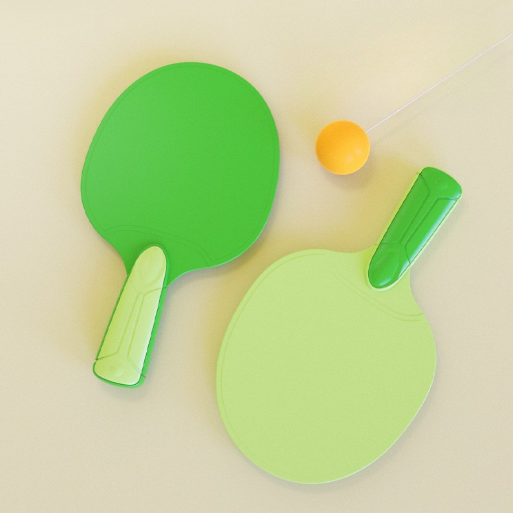 Tischtennis Spielzeugset Ball Schläger - Image 1