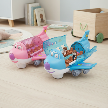 Juguete avión Juguete bailarín con luz y música para niños