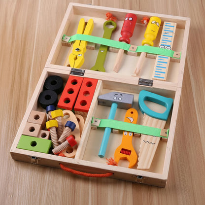 Wooden Toy Box Storage Kids Room Fun