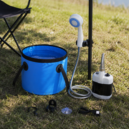 Tragbare Dusche Campingdusche Tragbare Faltbar Tragbar Outdoor Garten - Image 1