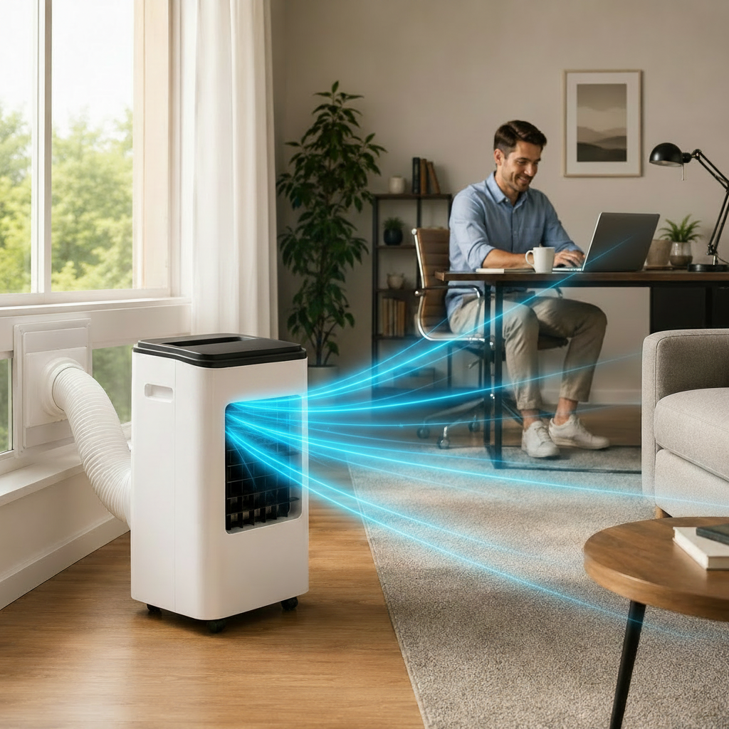 Tragbare Klimaanlage 12000 BTU Kompaktes Raumkühlgerät - Image 1