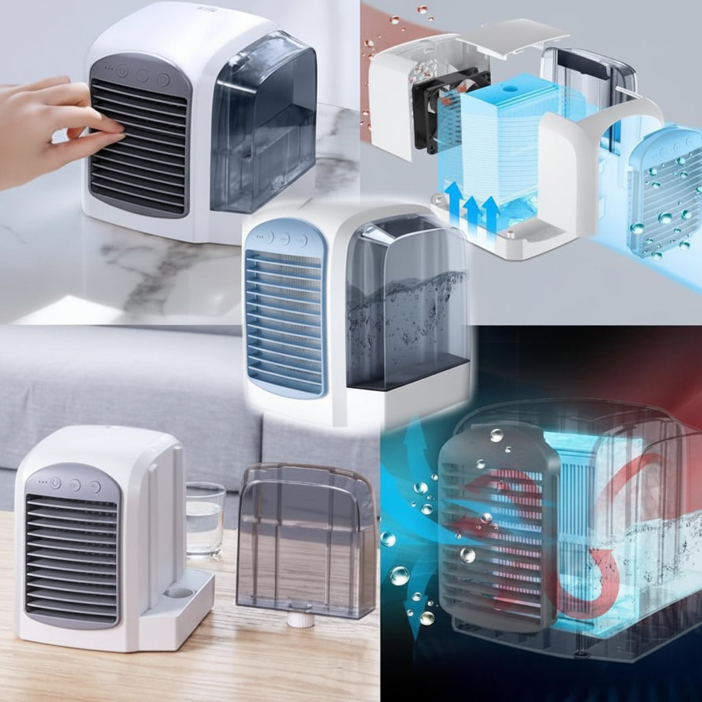 Tragbare Klimaanlage Haus Garten Luftkühler Kühlung - Image 10
