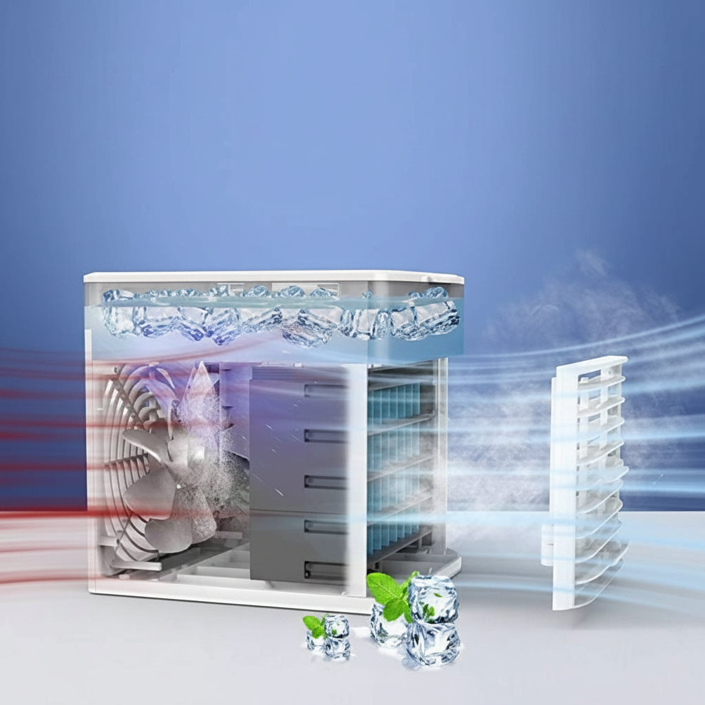 Tragbare Klimaanlage Kühler Luftbefeuchter Kühlung - Image 3