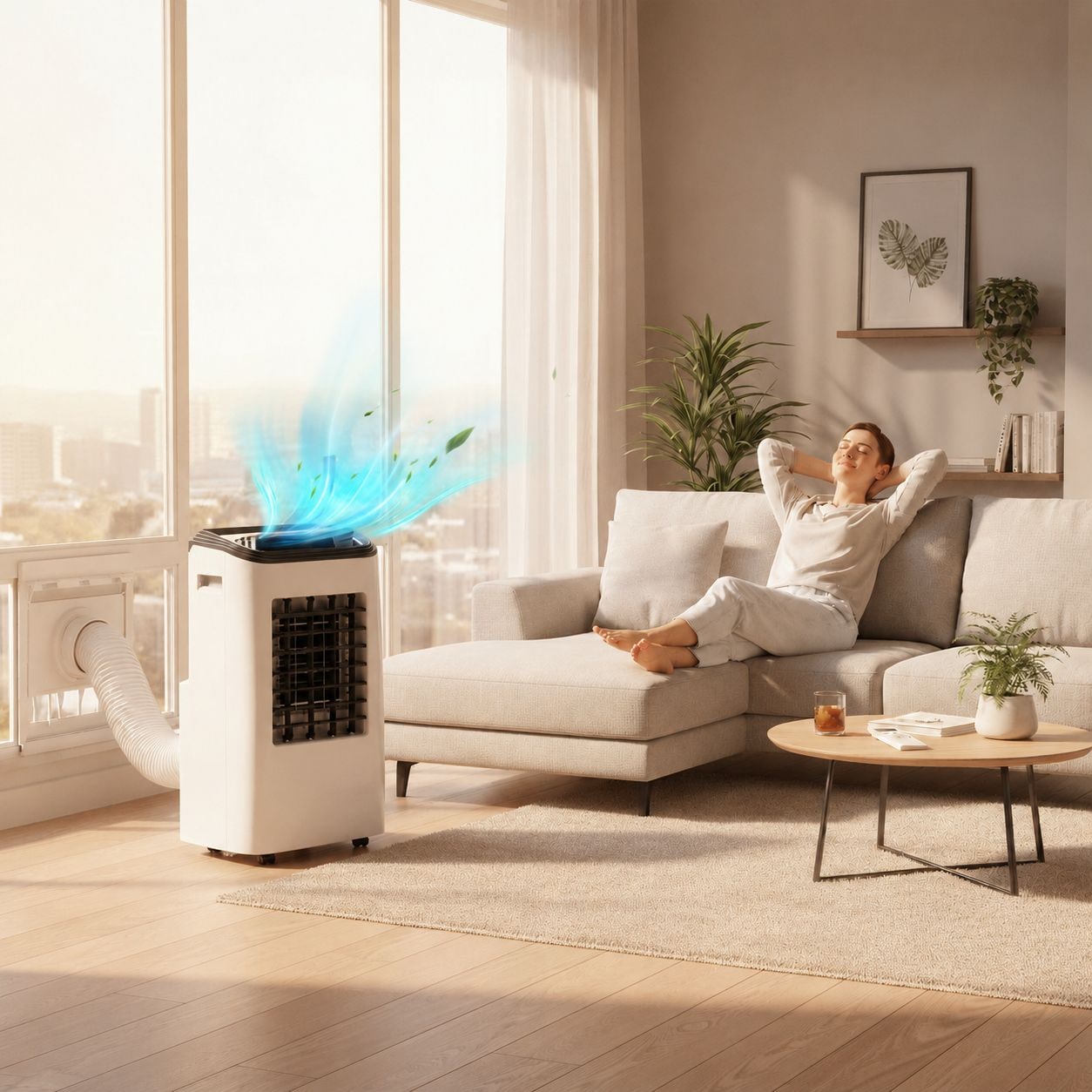 Tragbare Klimaanlage Kompaktes 3 in 1 Kühlsystem - Image 1