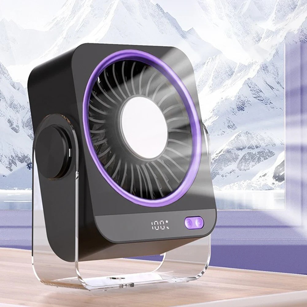 Tragbarer Ventilator Tischventilator USB - Image 1