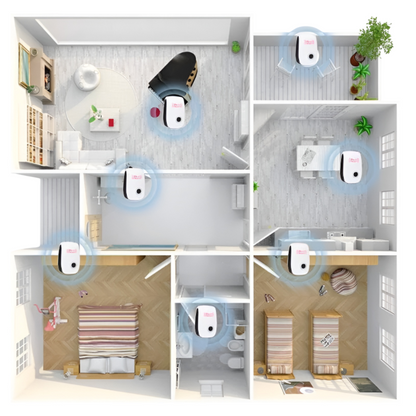 Ultraschall Schädlingsbekämpfer Insektenabwehrgerät Haushalt - Image 3
