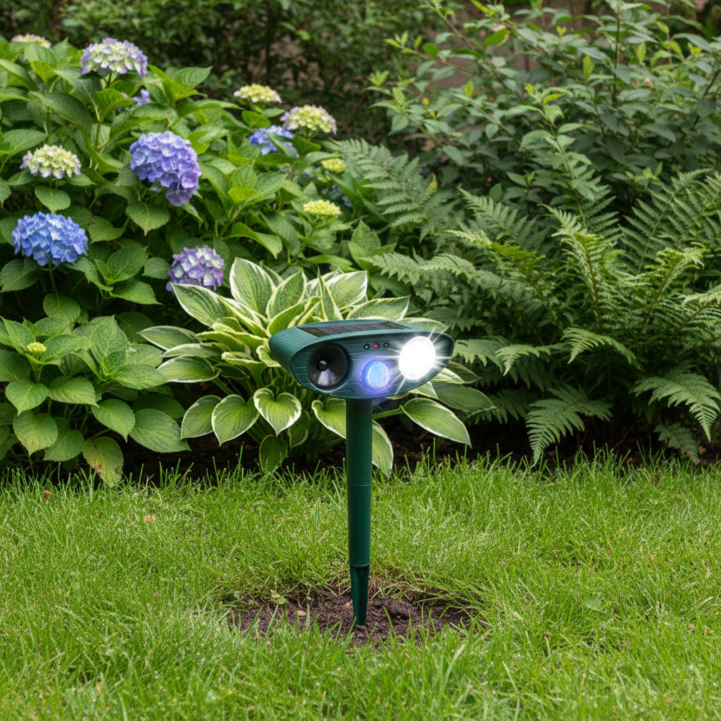 Ultraschall Solar Tiervertreiber Gartenbedarf - Image 1