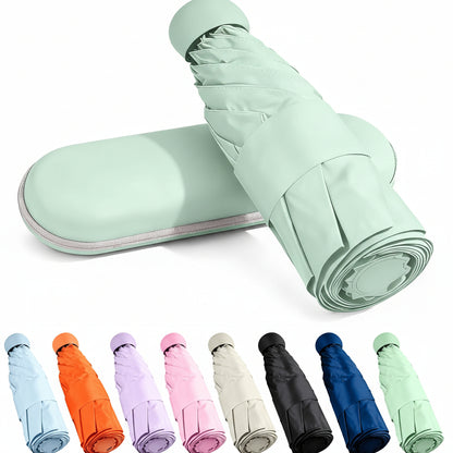 Mini parapluie étui de voyage compact parapluie de poche résistant au vent