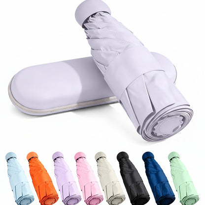 Mini parapluie étui de voyage compact parapluie de poche résistant au vent
