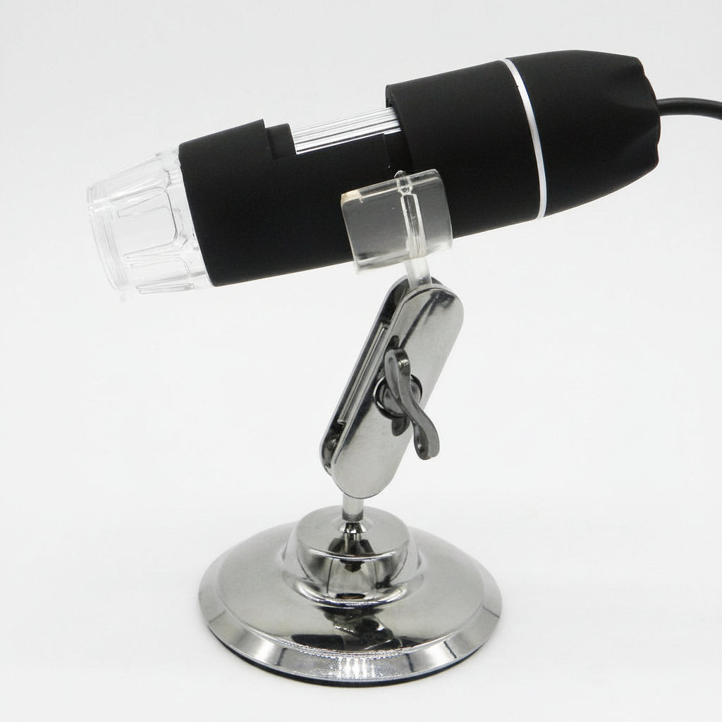 USB Microscope Adjustable LED Lights Compact Practical Magnifier