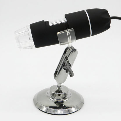 USB Microscope Adjustable LED Lights Compact Practical Magnifier