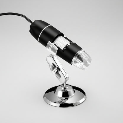 USB Microscope Adjustable LED Lights Compact Practical Magnifier