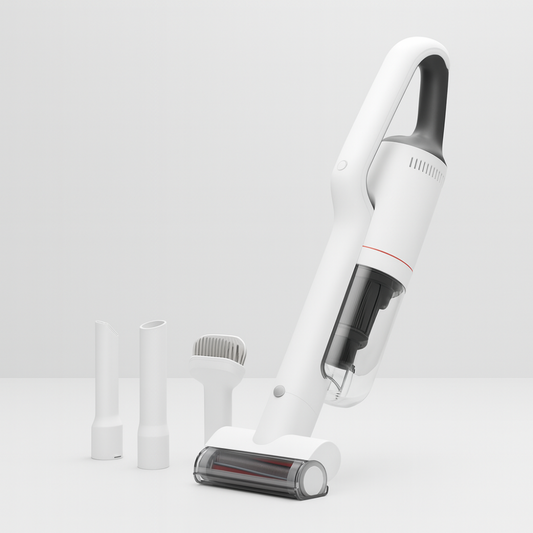 Kabelloser Akku Staubsauger mit HEPA Filter und LED Bodendüse