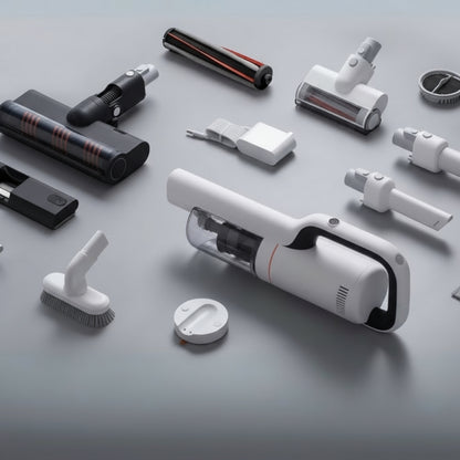 Kabelloser Akku Staubsauger mit HEPA Filter und LED Bodendüse