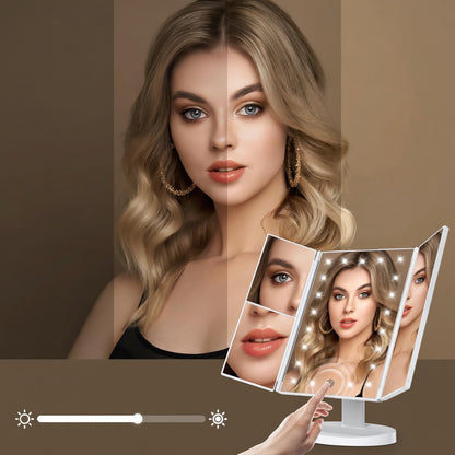 Miroir De Maquillage LED Éclairage Fête Des Mères