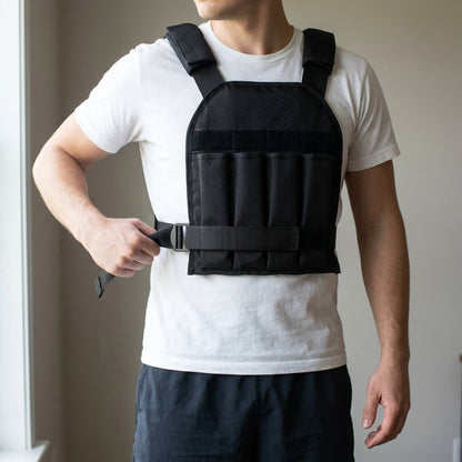 Verstellbare Gewichtsweste Für Fitness Abnehmbaren Gewichten - Image 7