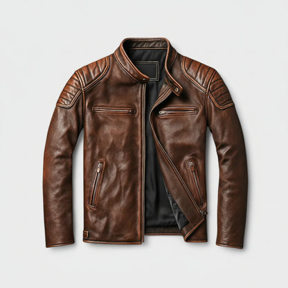 Troels™ | Veste en cuir vintage pour homme