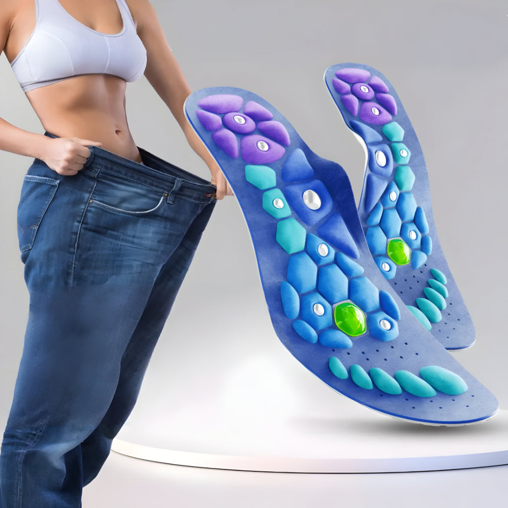 Magnetische Einlegesohlen zur Gewichtsreduktion