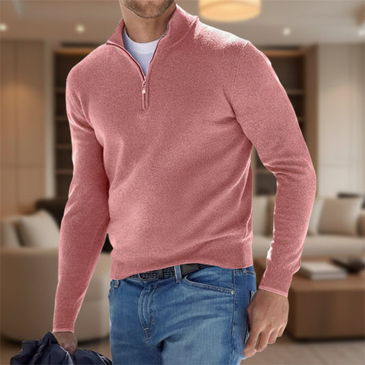 Pull Homme Col V Maille Manches Longues Casual