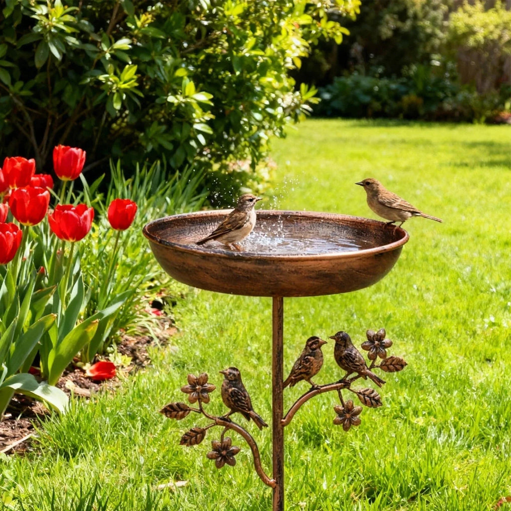 Vogelbad Garten Dekorativ Outdoor - Image 1