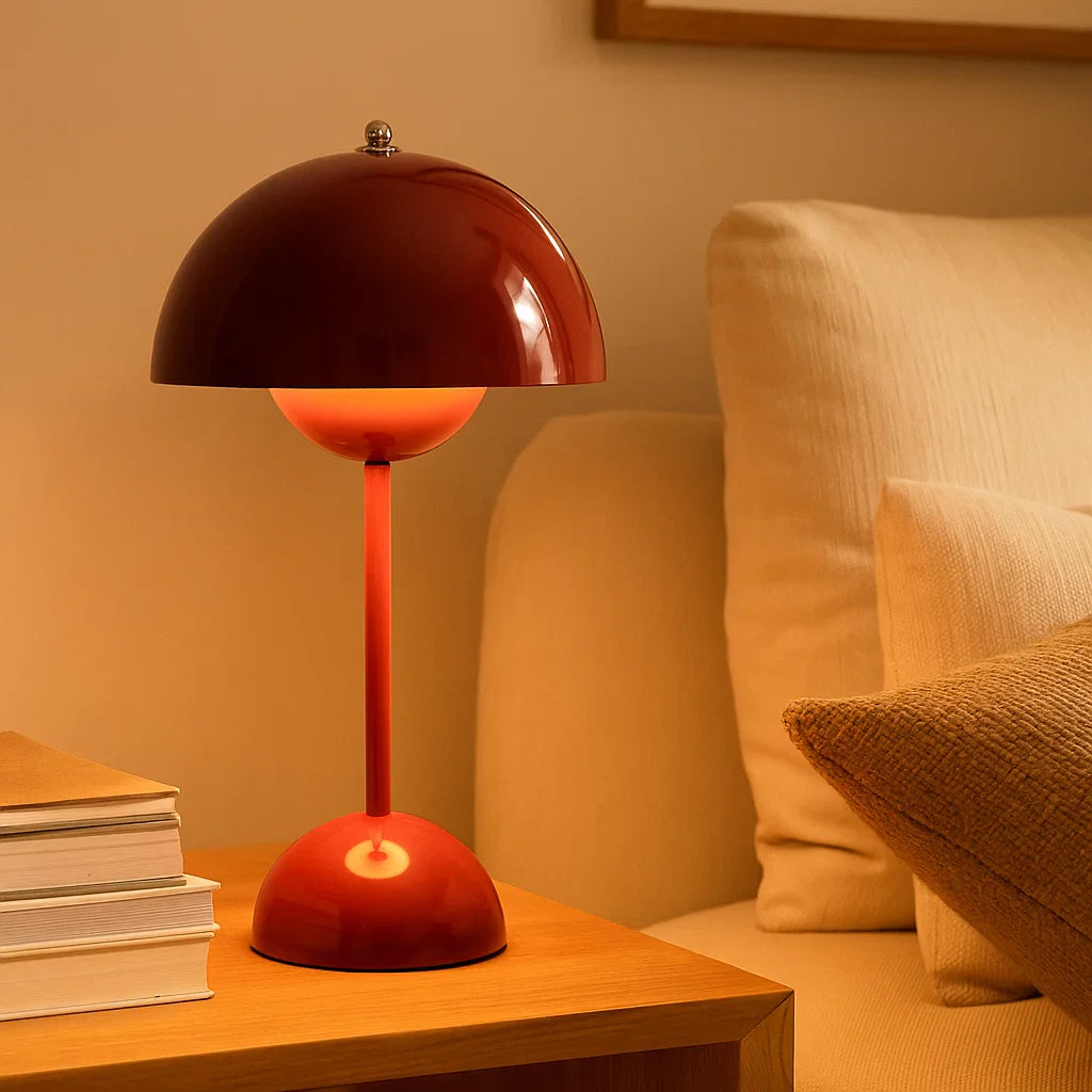Lampe de table métal design rétro scandinave