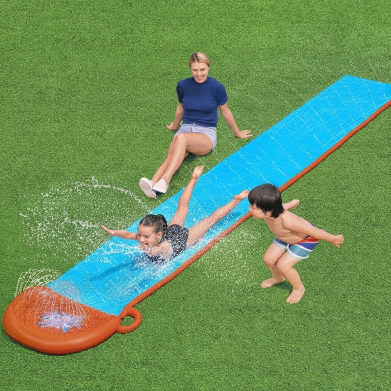Wasserrutsche Wasser Spielmatte Rutschbahn Kinder - Image 1