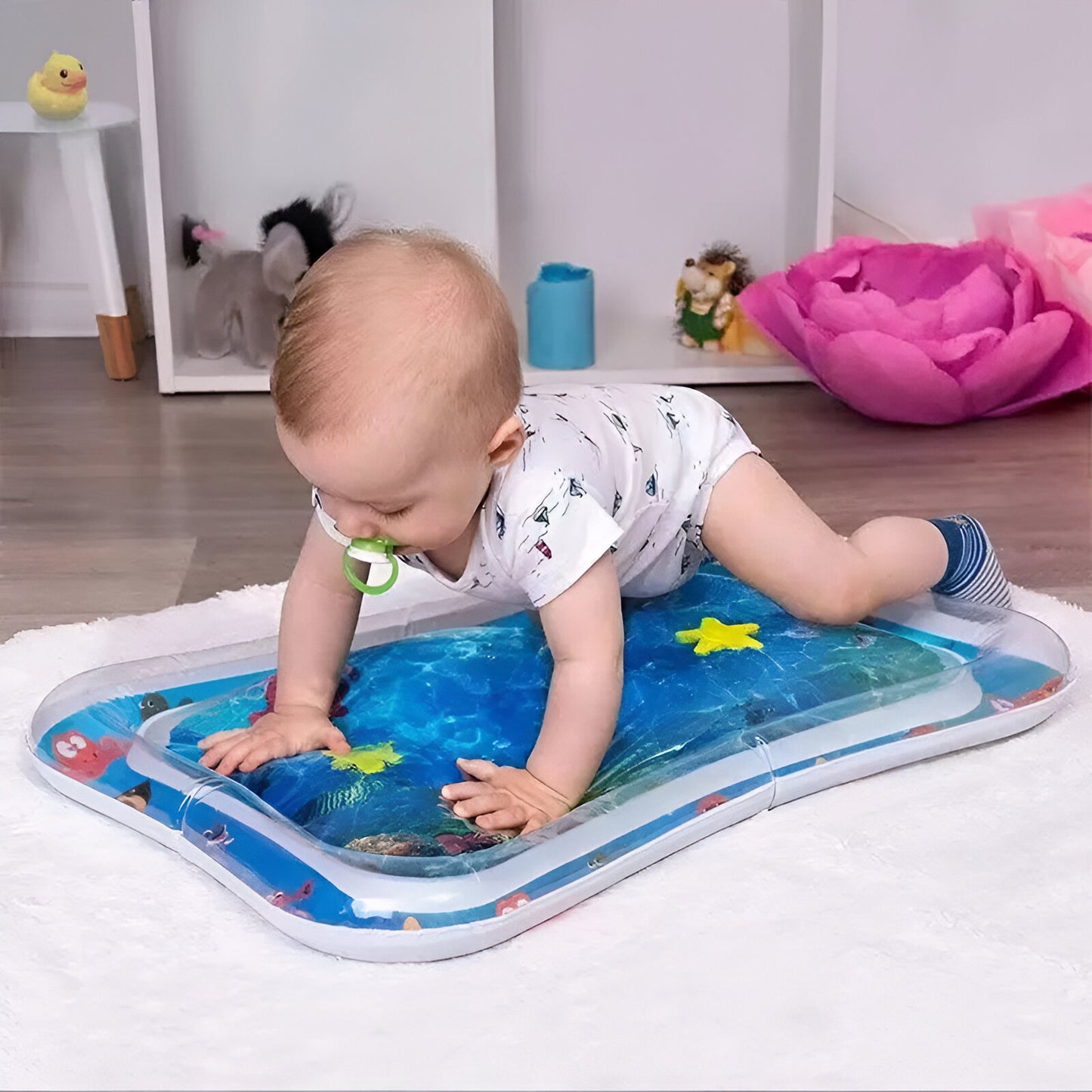 Baby Spielmatte Wasser Bauchlage Training