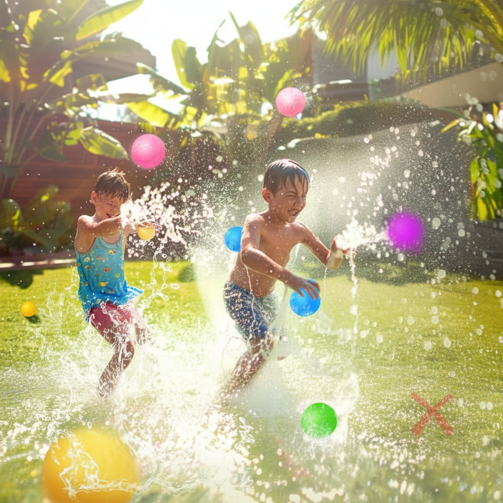 Jeux Extérieur Ballons Eau Réutilisables Été Fun Jardin