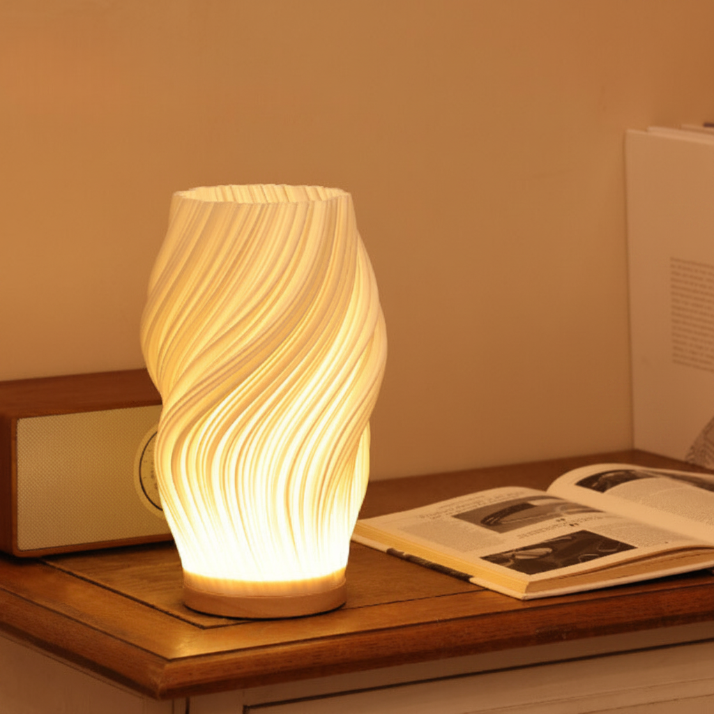 Wavecrest Lampe Tischlampe Nachtlicht Modern - Image 13