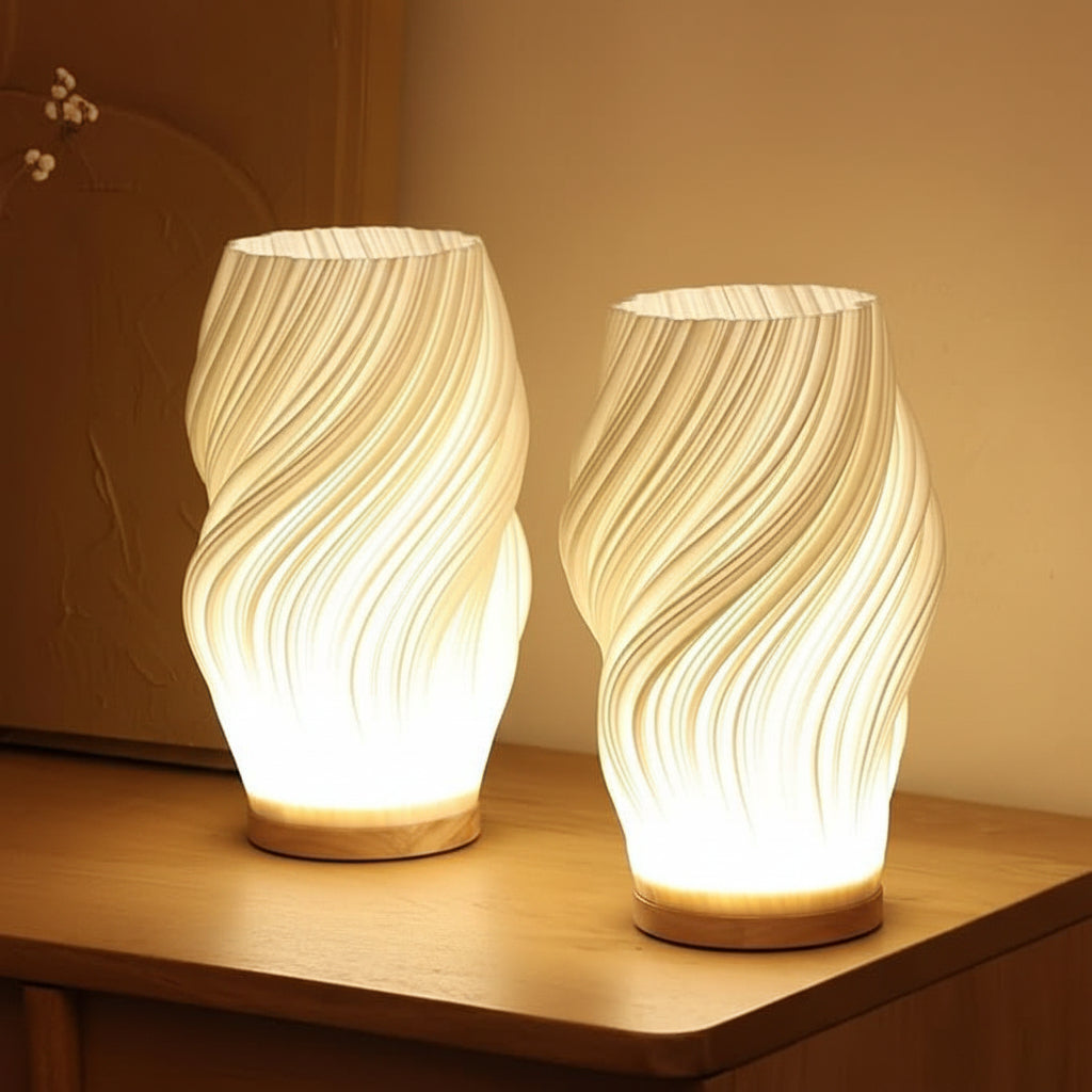 Wavecrest Lampe Tischlampe Nachtlicht Modern - Image 2