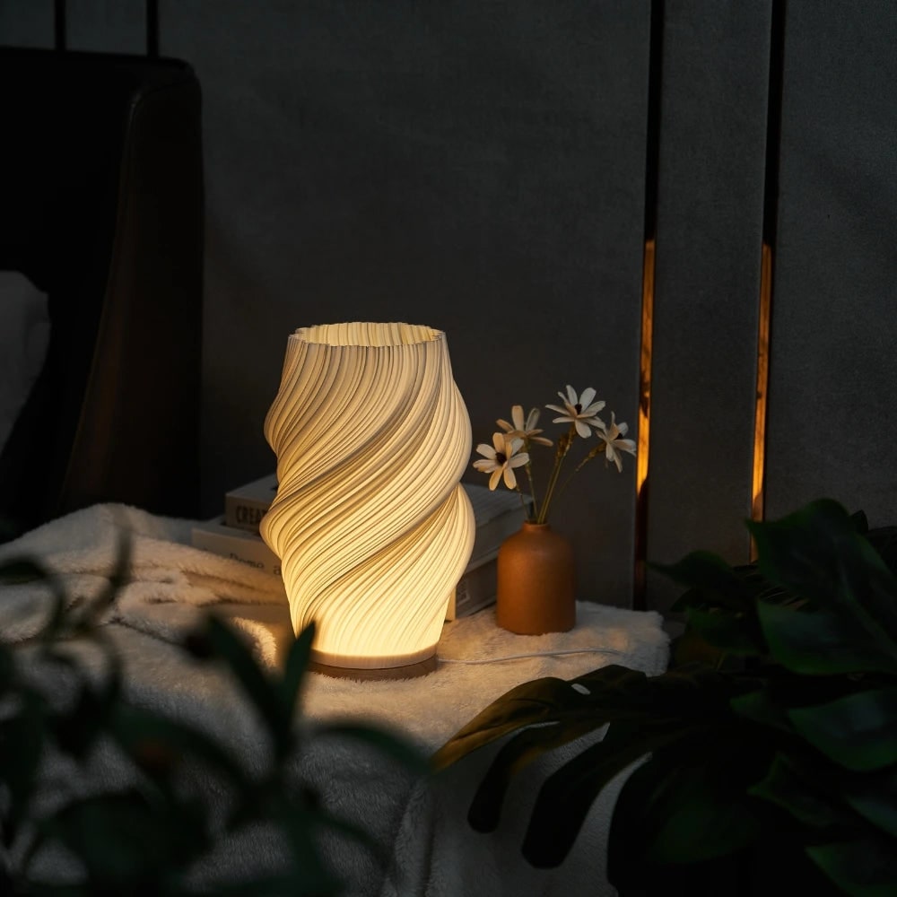 Wavecrest Lampe Tischlampe Nachtlicht Modern - Image 4