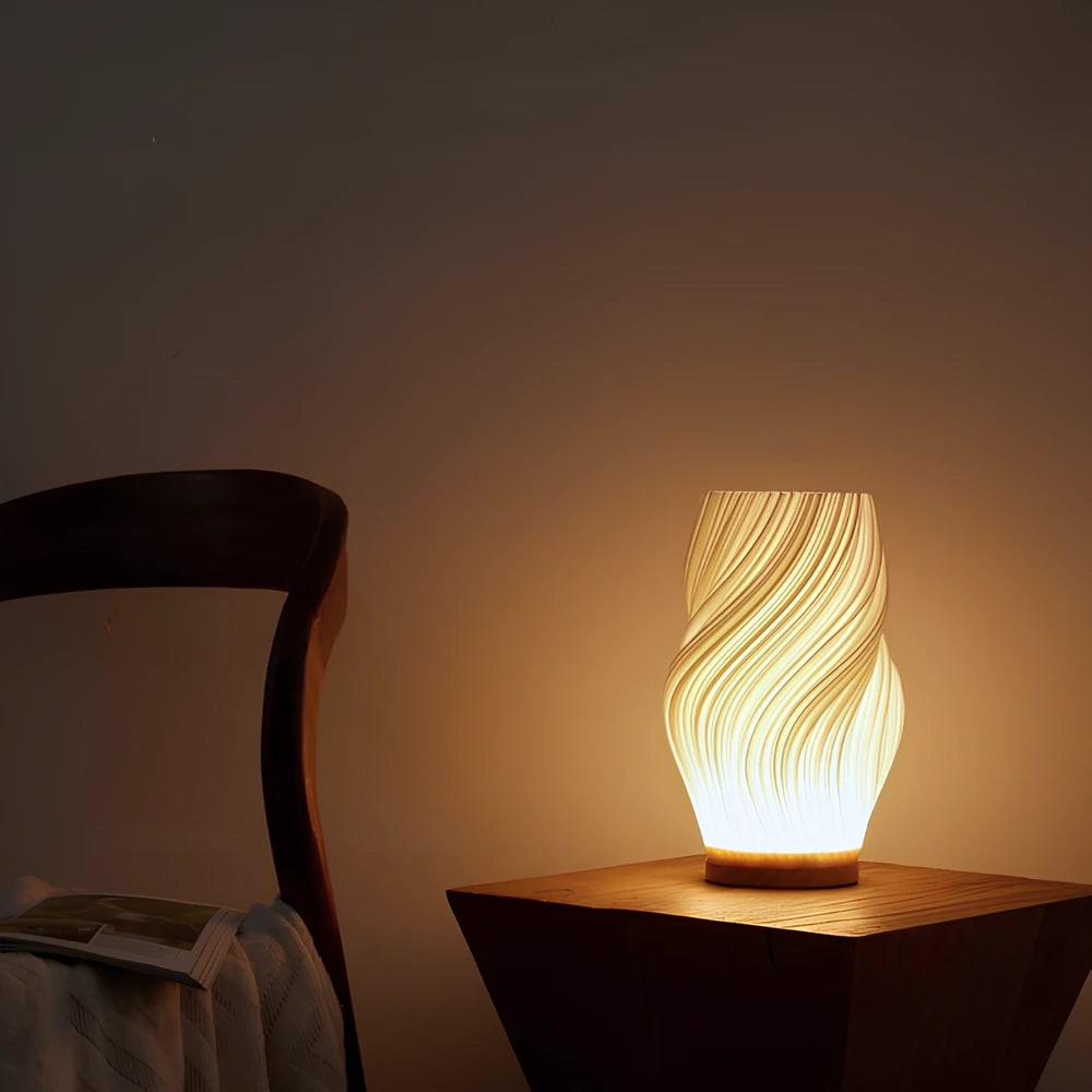 Wavecrest Lampe Tischlampe Nachtlicht Modern - Image 5