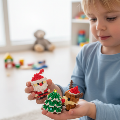 Weihnachtsfiguren Bausteinset Kreativspielzeug - Image 1
