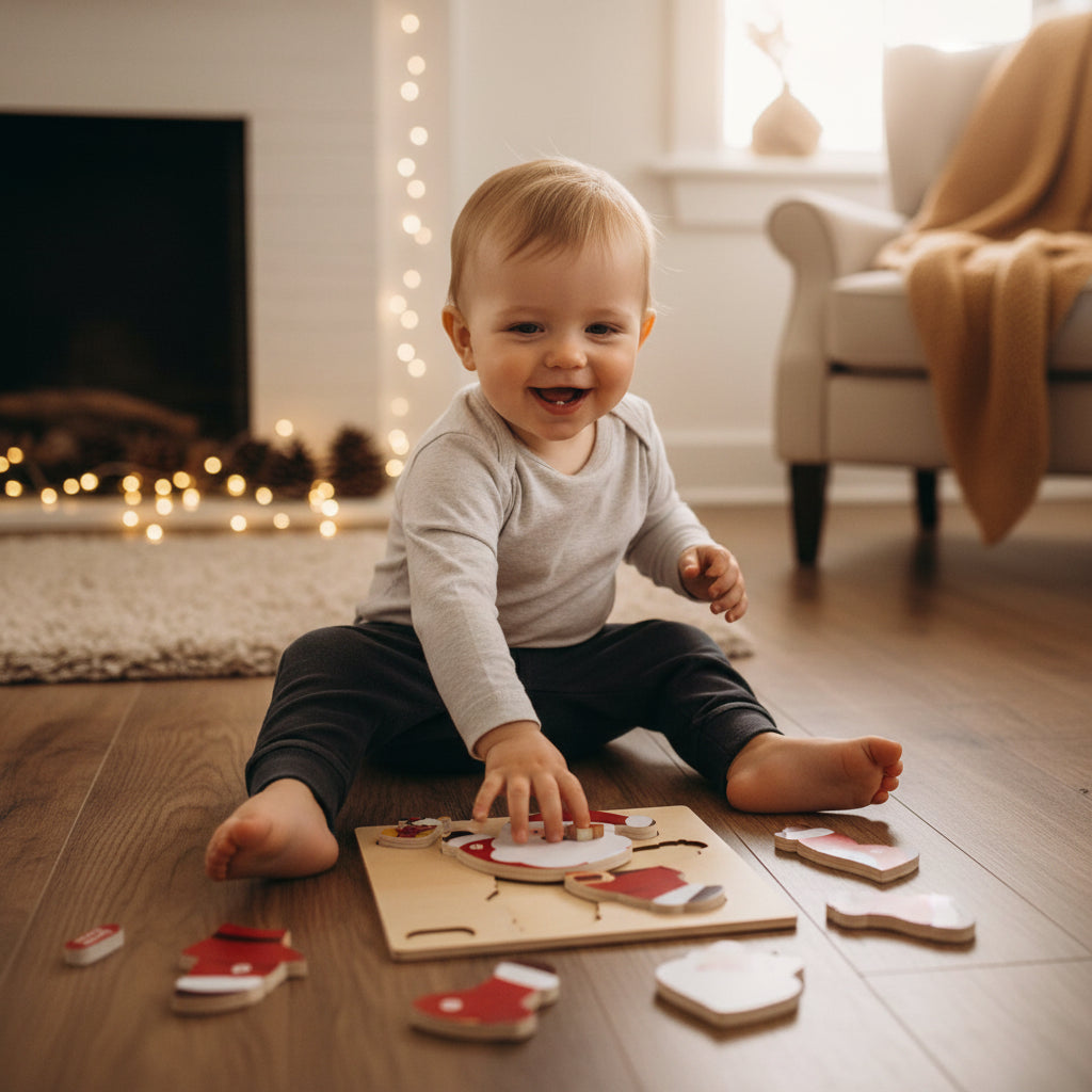 Weihnachtspuzzle Kleinkindspielzeug - Image 3