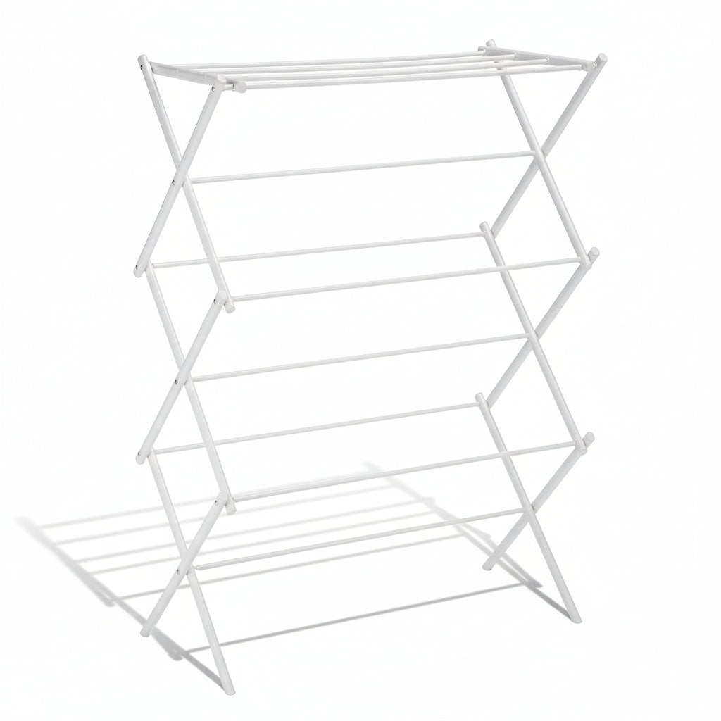 Clothes Drying Rack Foldable Indoor Clothes Dryer Metal Space-Saving ...