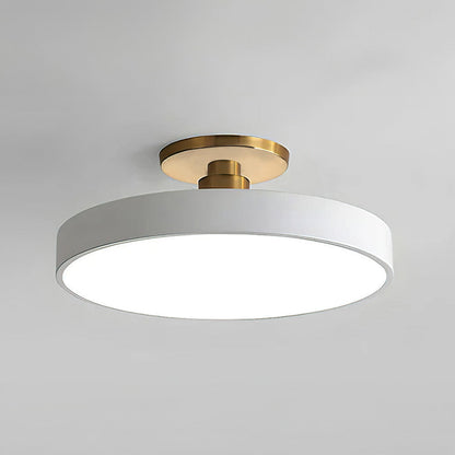 Lámpara de techo LED redonda moderna para pasillo y sala de estar
