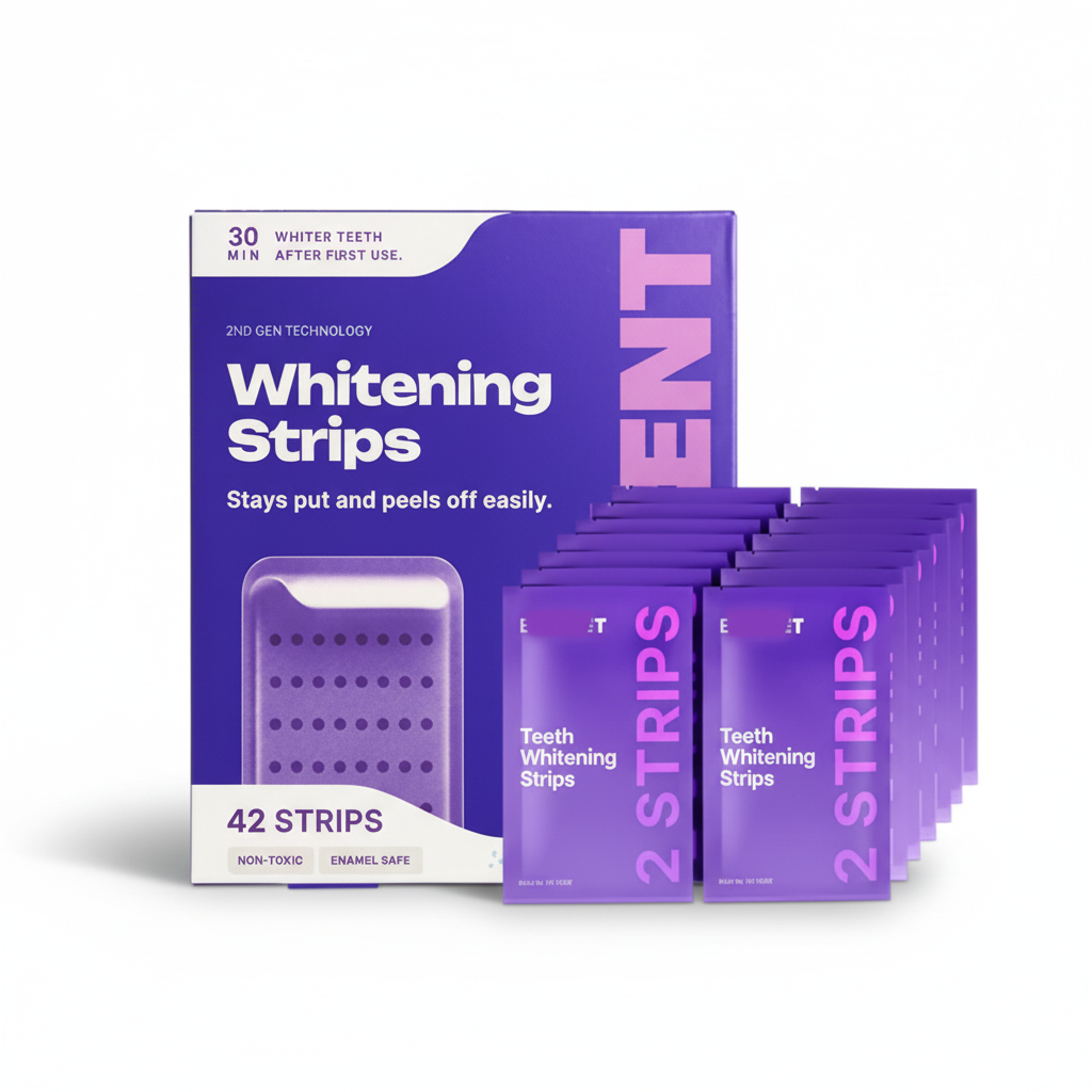 Teeth Whitening Strips Dental Care Bright White Teeth