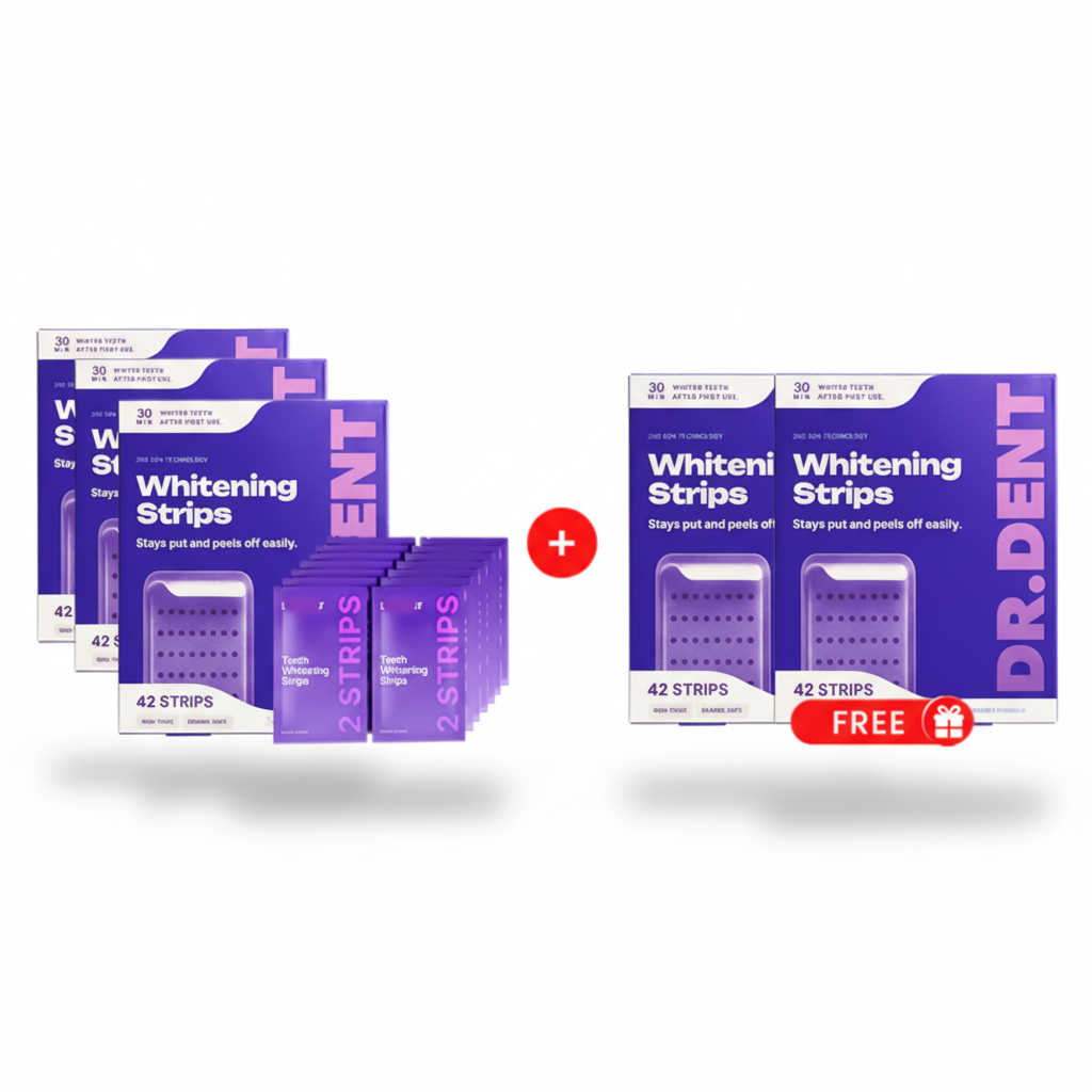 Teeth Whitening Strips Dental Care Bright White Teeth