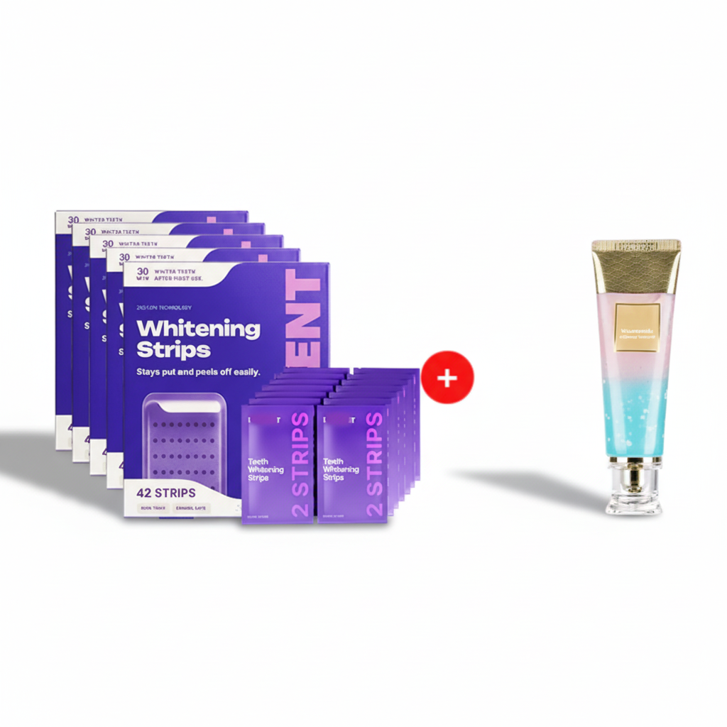 Teeth Whitening Strips Dental Care Bright White Teeth