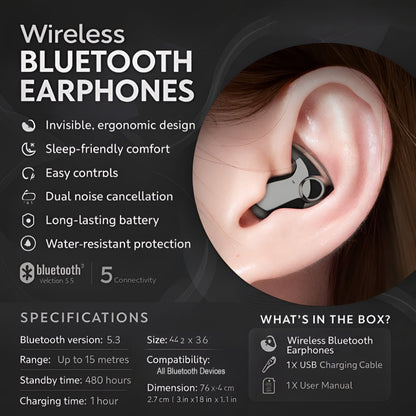 Cuffie Bluetooth Wireless Cancellazione Rumore Auricolari