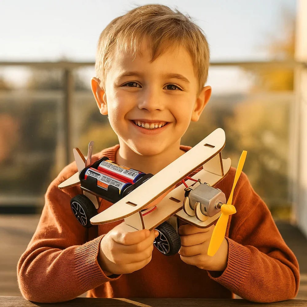 Wissenschaftliches Spielzeug Bausatz Stem Spielzeug Holzmodell - Image 1