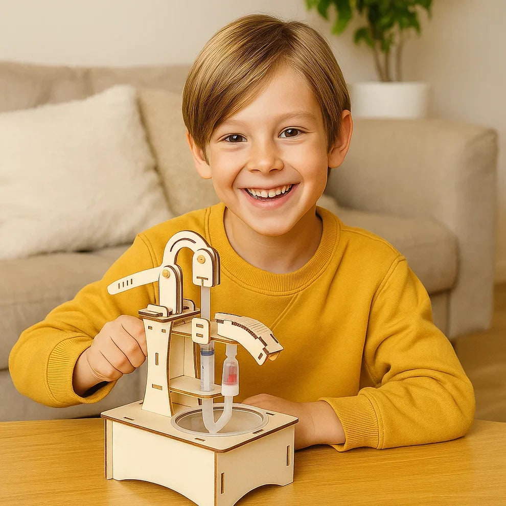 Wissenschaftliches Spielzeug Bausatz Stem Spielzeug Holzmodell - Image 3