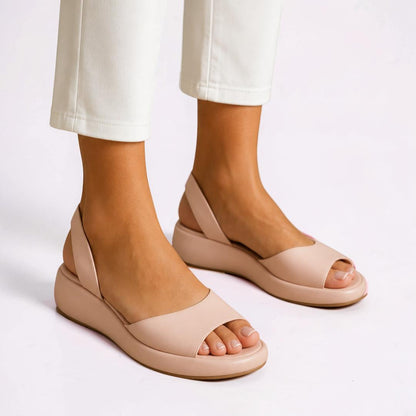Sandales femme à bride arrière Chaussures d'été Chaussures décontractées ouvertes
