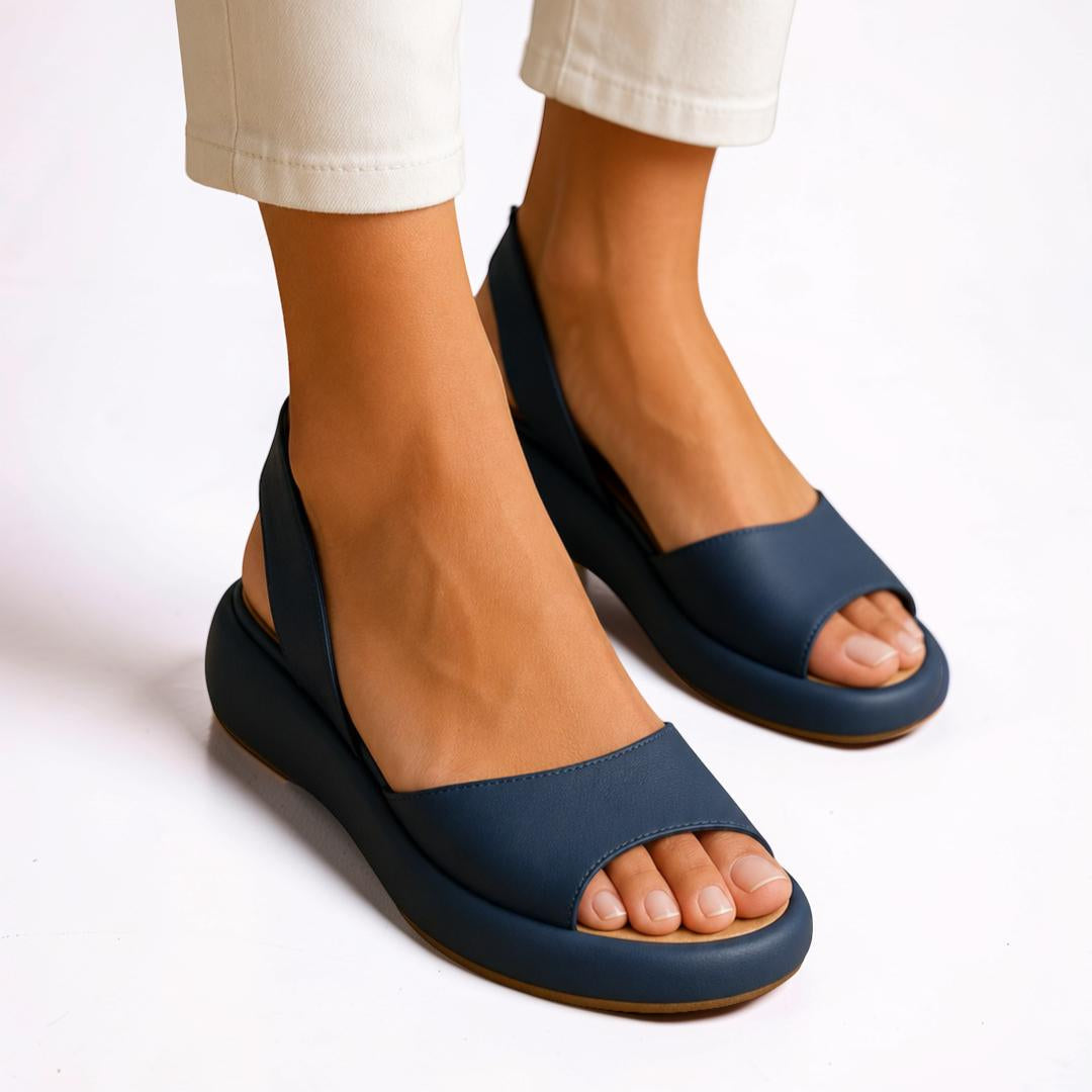 Sandales femme à bride arrière Chaussures d'été Chaussures décontractées ouvertes