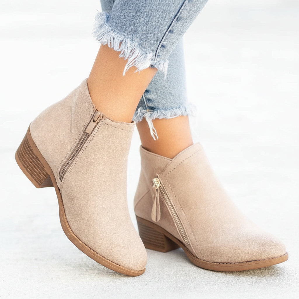 Botines Mujer Casual Otoño Invierno Cuero Moda Cómodos