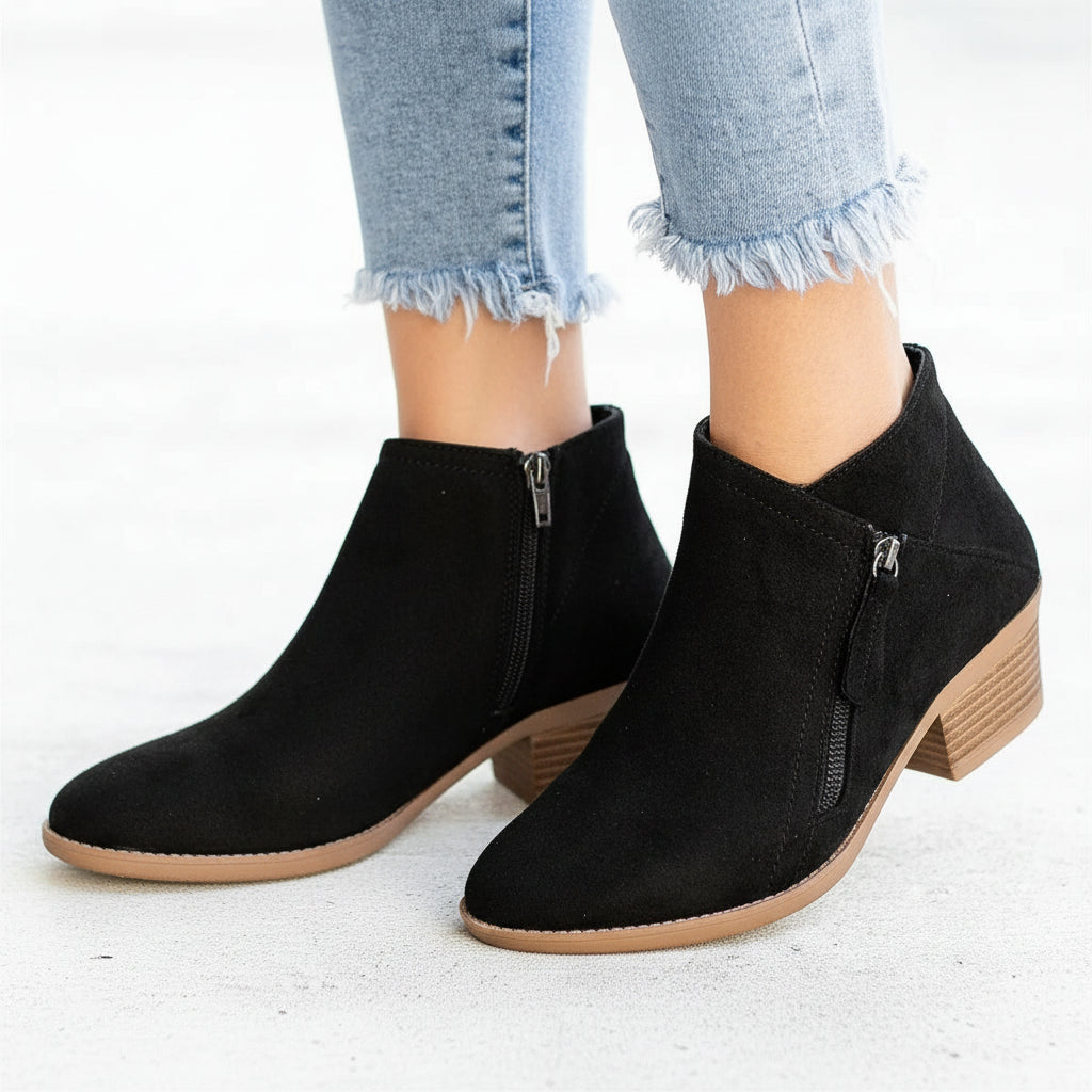 Botines Mujer Casual Otoño Invierno Cuero Moda Cómodos
