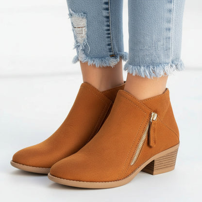 Botines Mujer Casual Otoño Invierno Cuero Moda Cómodos