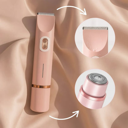 Afeitadora Eléctrica Mujer Cuidado Suave Piel Recortadora Facial
